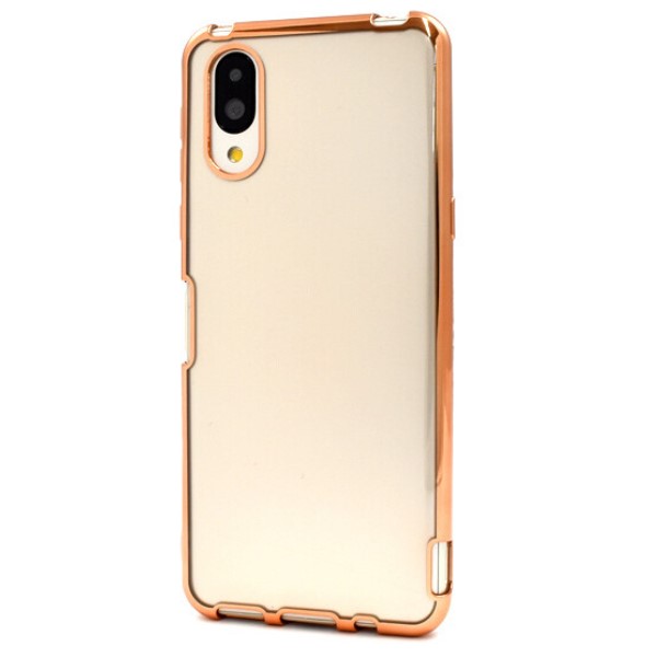 basio active shg09 ケース クリア ソフト シンプルスマホ6 a201sh カバー 可愛い おしゃれ メタル ソフトケース クリアケース  ストラップホール |  | 03