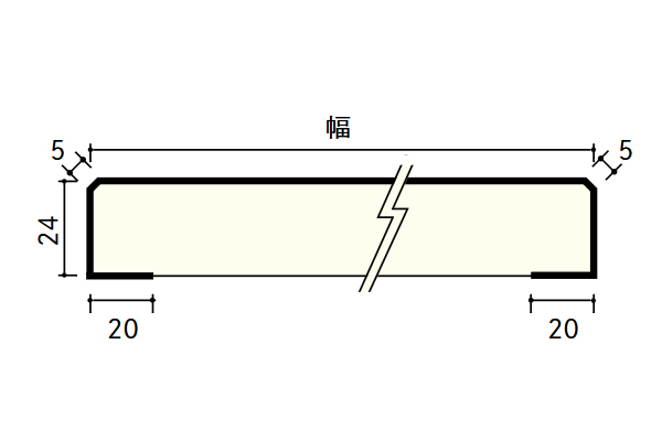 ウッドワン ドレタス 笠木 幅155mm 3900×155×24mm 1本入 KW1853-1