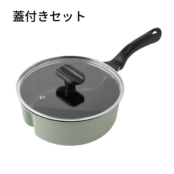 アーネスト [5/30発売新商品]仕切り鍋 ダブルクック片手鍋 20cm