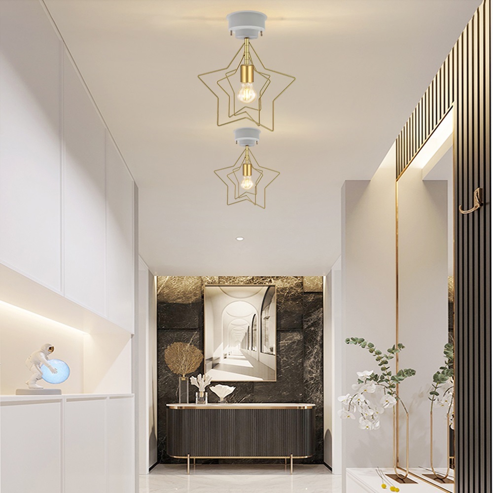LEDシーリングライト おしゃれ 星型 北欧デザイン 4畳 4.5畳 和室 洋室