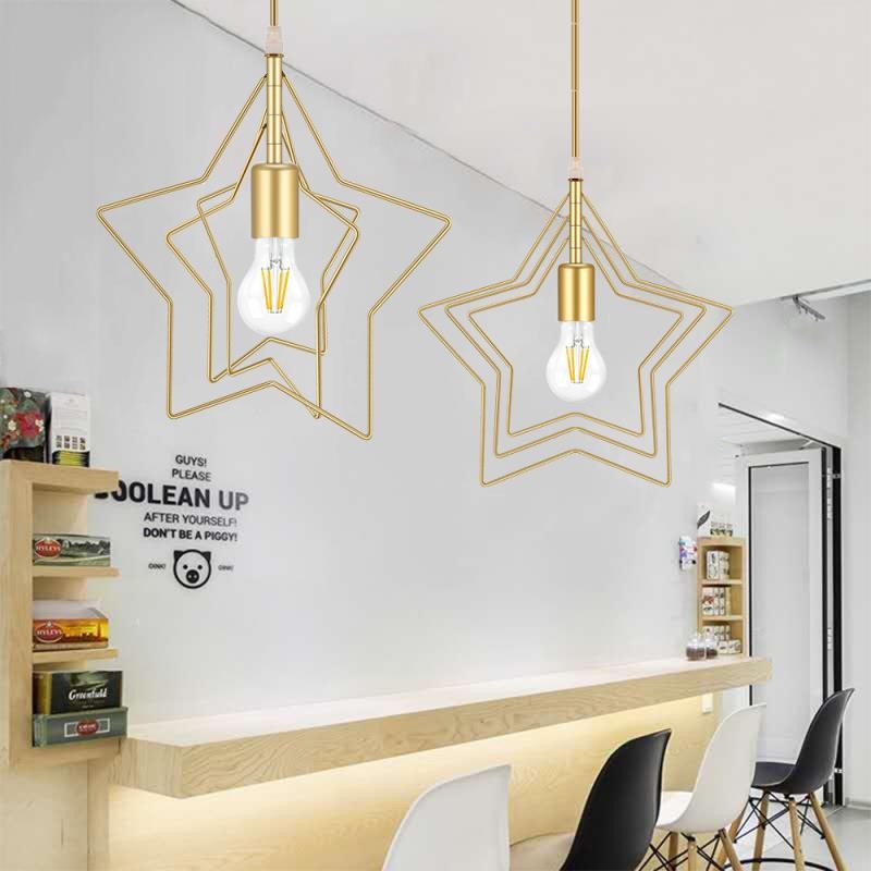 ペンダントライト 3灯星 吊り下げ照明 シーリングライトダイニング照明