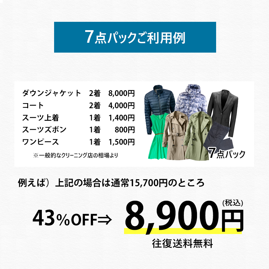 クリーニング 宅配 詰め放題 5万1000人以...の詳細画像4