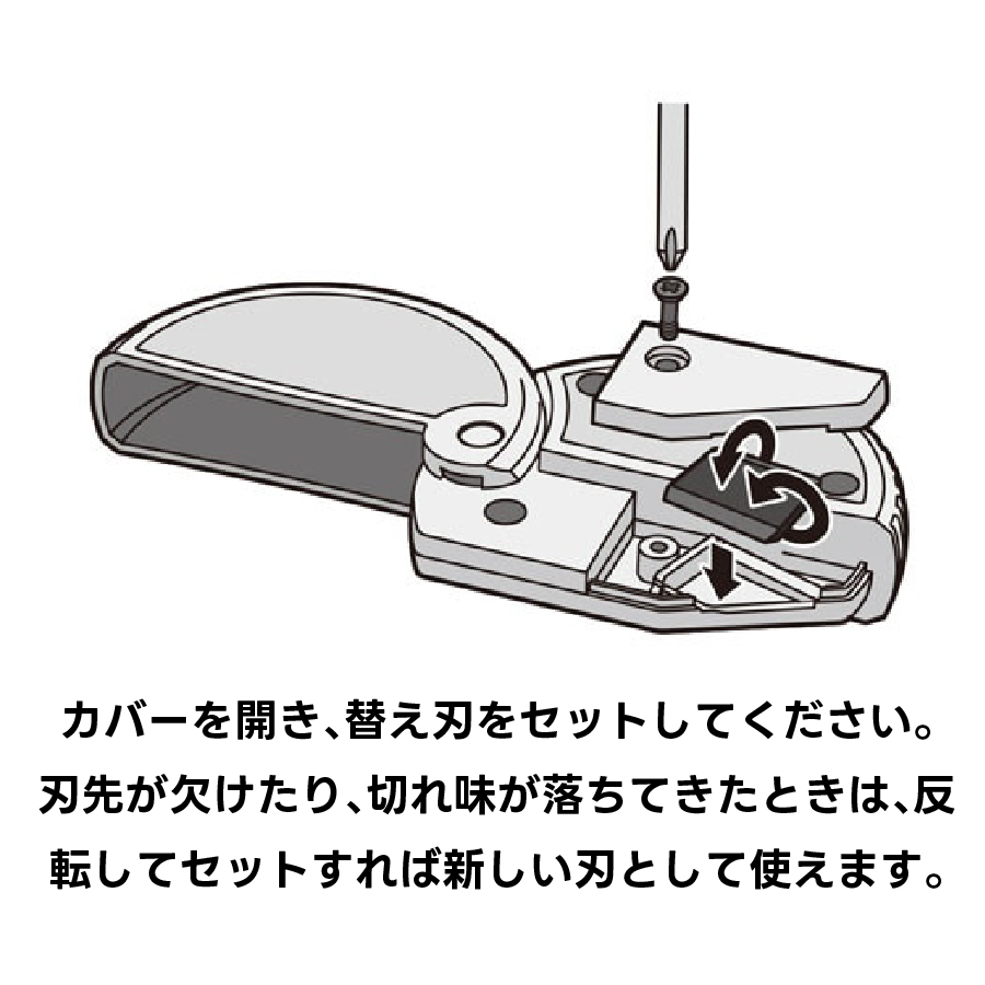 アルミダンボールカッター替え刃