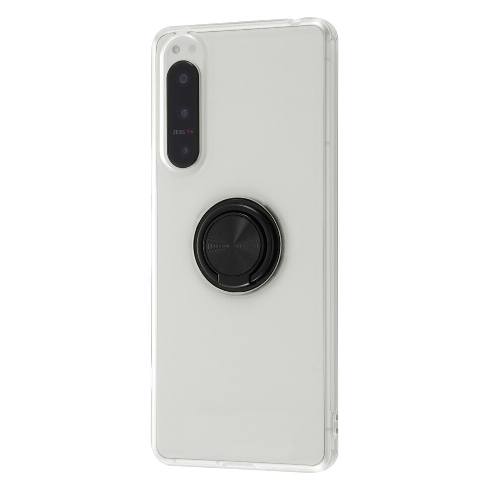 xperia5 iv ケース リング リング付き クリア ソフト so-54c sog09