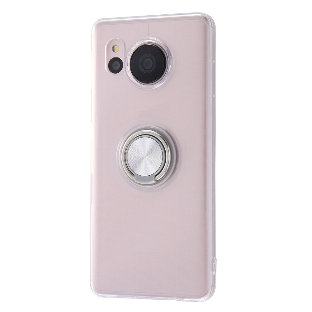 aquos sense7 ケース リング リング付き クリア ソフト aquossense7 sh