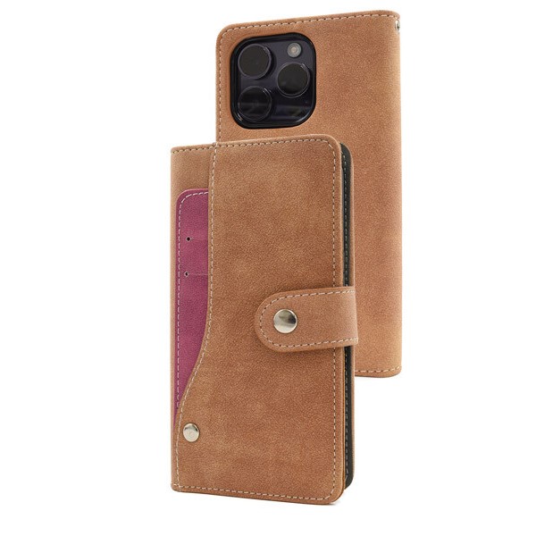 ★iPhone14pro ケース ブラウン 手帳型 カード収納 カバー iPhone 14 Pro iphone14 pro ケース 手帳型 カバー iphone14pro