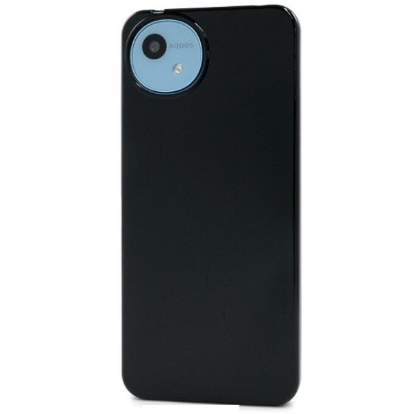 【使用品】AQUOS wish4 ブルー ワイモバイル版 A402SH　ケース付 AQUOS wish aquos wish4 ケース ソフト tpu おしゃれ かわいい
