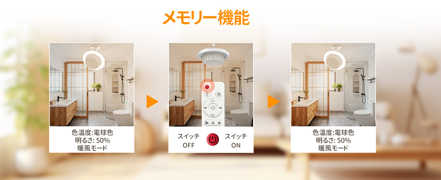 Poco'ce雑誌掲載 天井ファンヒーターライト 一台三役【実用新案登録