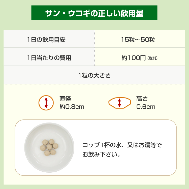 公式】サン・ウコギ 1500粒 エゾウコギ 高麗人参 サプリ 健康食品 サン