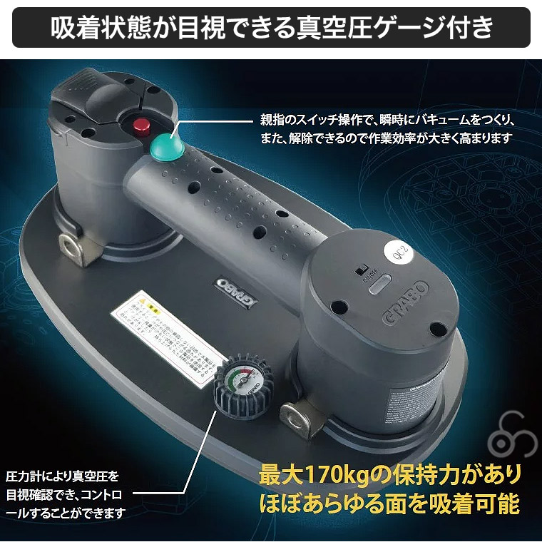 ハーフェレ 工具 DIY GRABO(グラボ) グラボ プラスS ポータブル