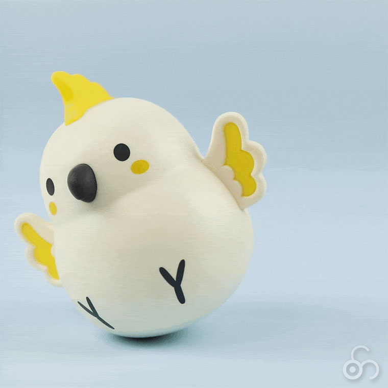 タイガートライブ Tiger Tribe おきあがりこぼし ころりんインコちゃん 1-1011 知育玩具 おもちゃ 知育 モンテッソーリ 出産祝い ベビー 赤ちゃん 1歳 