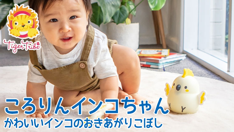 タイガートライブ Tiger Tribe おきあがりこぼし ころりんインコちゃん 1-1011 知育玩具 おもちゃ 知育 モンテッソーリ 出産祝い ベビー 赤ちゃん 1歳 