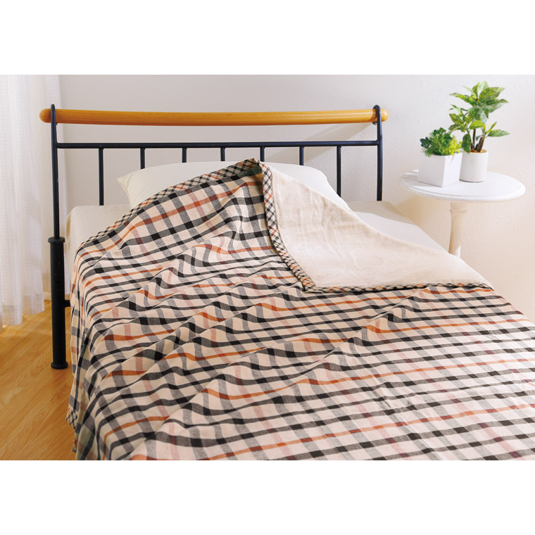 ダックス リバーシブル綿毛布（毛羽部分） DK530100-3 134-C096 ギフト