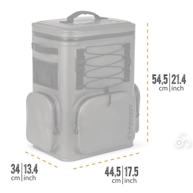 ペトロマックス クーラーバックパック 27L クーラーバッグ KX-BKPK27 クーラーボックス リュック バックパック 保冷 BBQ キャンプ アウトドア 14006 | Petromax | 11