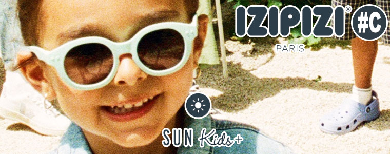 IZIPIZI イジピジ キッズサングラス KIDS+ #C ブラック 対象年齢3-5歳 3701210428345 おしゃれ UVカット 紫外線対策 ギフト