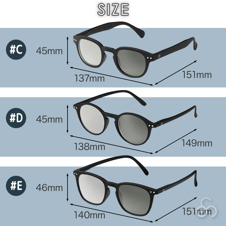 IZIPIZI（イジピジ） サングラス 調光レンズ SUN LIGHT ADAPTIVE #C #D