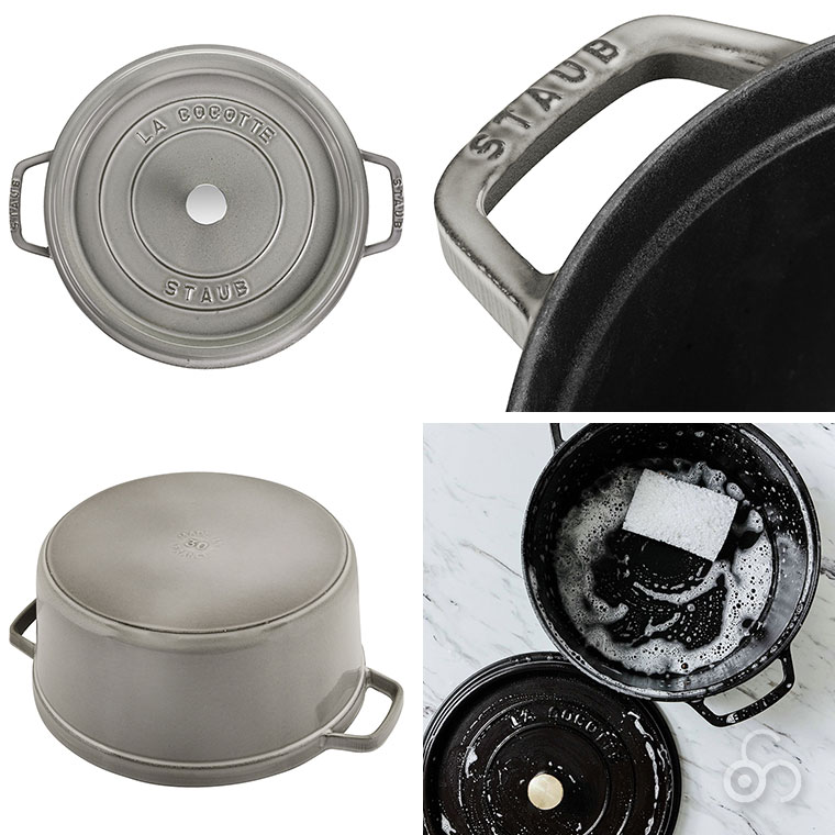 Staub(ストウブ) 正規品 ピコ・ココット ラウンド 22cm 40509-305 Staub(ストウブ) 正規品 ピコ・ココット ラウンド 22cm 40509-305