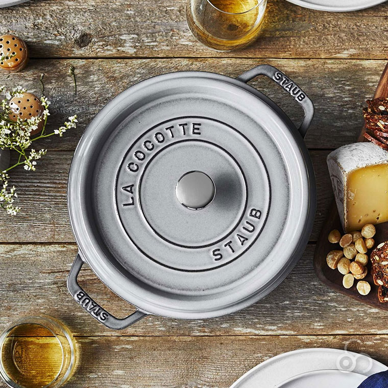 展示品 ストウブ ピコ・ココット ラウンド 22cm 40509305 IH可 Staub（ストウブ） 正規品 ピコ・ココット ラウンド 22cm 40509-305