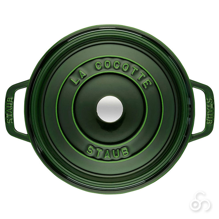 Staub（ストウブ） ピコ・ココット ラウンド 14cm バジルグリーン