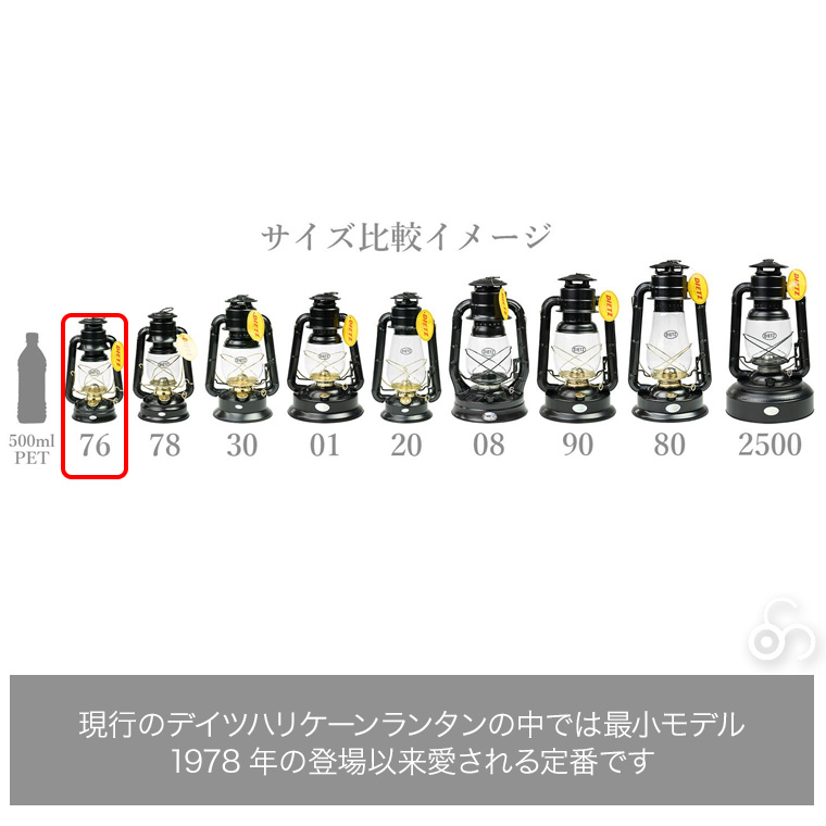 DIETZ 灯油ランタン デイツ ハリケーンランタン #D76 (No.76