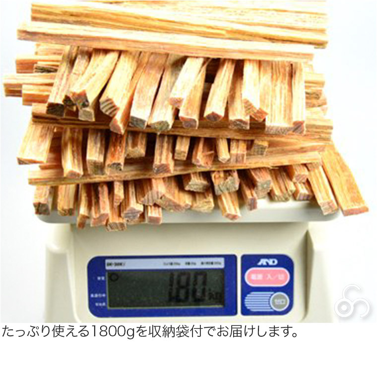 ブッシュクラフト ティンダーウッド 1800g たき火 火起こし 薪 焚き付け フェザースティック 4573350720653