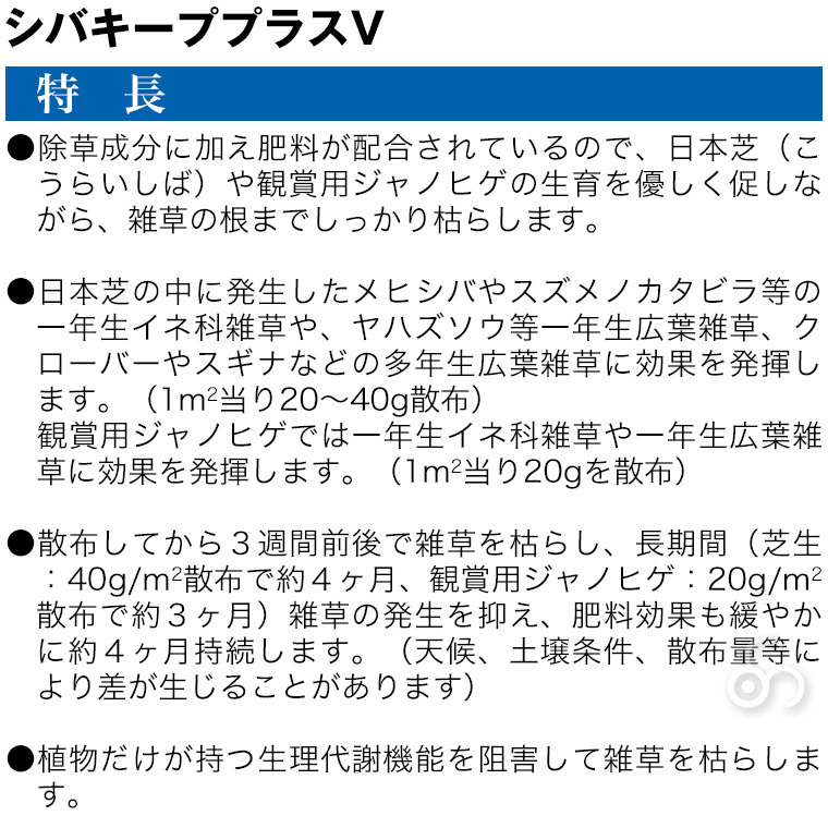 芝生 除草剤 シバキーププラスV 4kg 4903471101893 レインボー薬品 土壌処理型 :4903471101893:サンワショッピング -  通販 - Yahoo!ショッピング