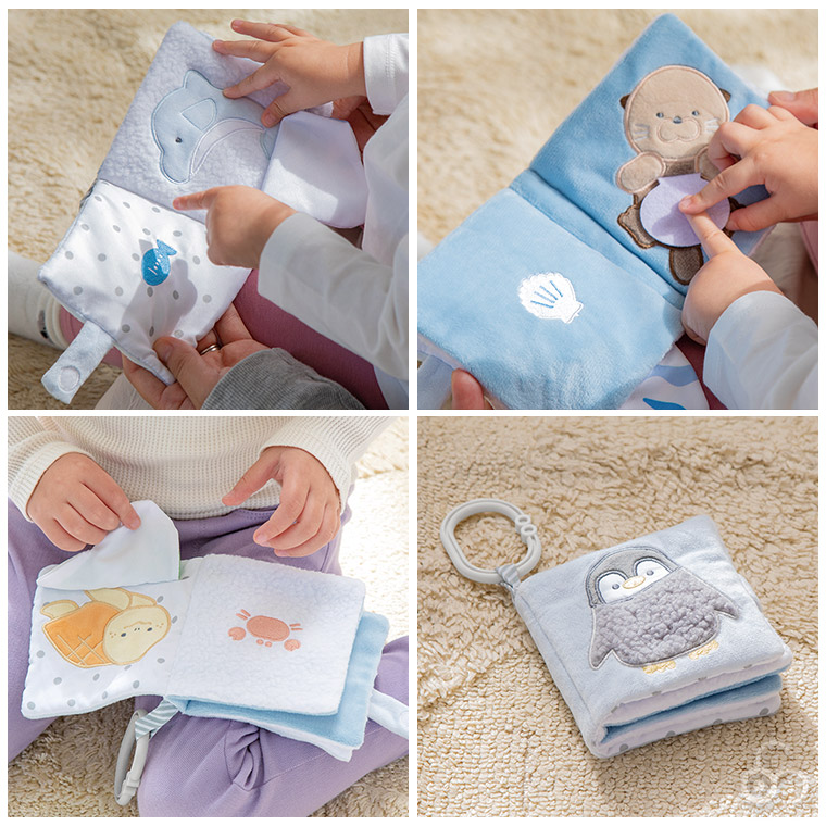 ジェニ エド・インター ミルキートイ Pukapuka Boo プカプカブー 4941746826829 おもちゃ 知育玩具 布絵本 赤ちゃん 0歳