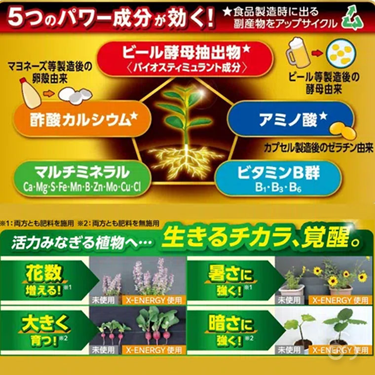 KINCHO園芸 X-ENERGYダイレクト アンプルタイプ 35ml×10本入