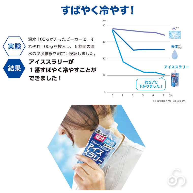 五洲薬品 アクティブサプライ アイススラリー 120g×30個 4987332406846