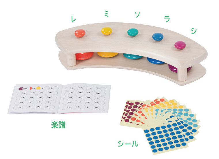 PlayMeToys プレイミー パットベル シェルフ A1401 木のおもちゃ 楽器玩具 ペンタトニック 出産祝い 0歳 1歳 2歳 3歳  クリスマスプレゼント : a1401 : サンワショッピング - 通販 - Yahoo!ショッピング