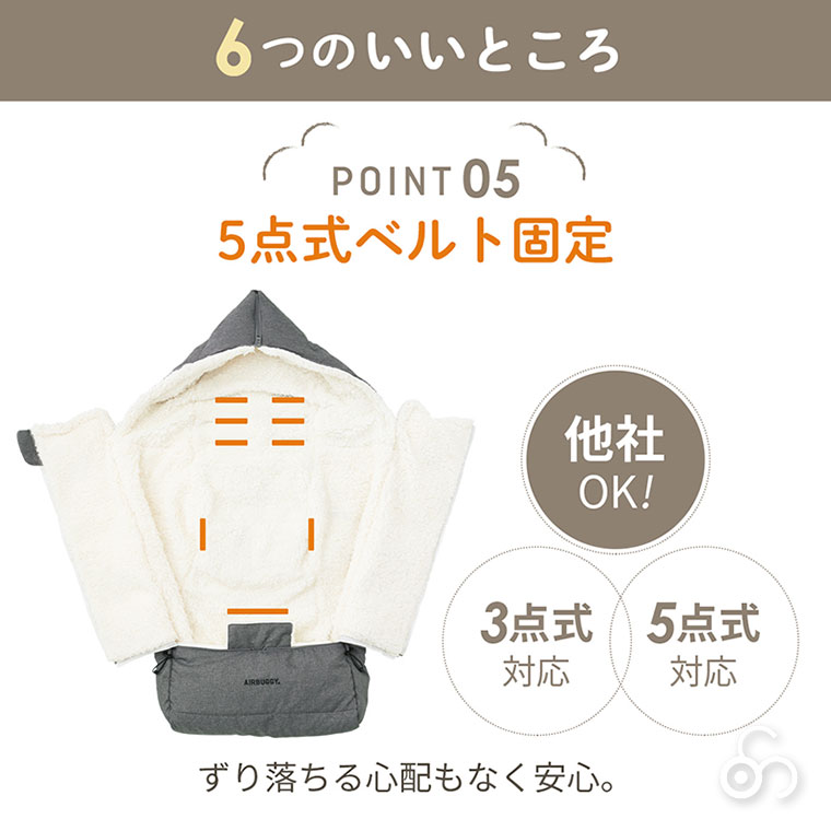 AIRBUGGY（エアバギー） 旧商品 防寒カバー フットマフ