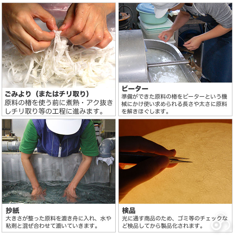 AOYA ペンダントランプ Natural Mokumoku コード仕様 Sサイズ ブラック ホワイト LEDタイプ アオヤ 谷口・青谷和紙 ライト 照明の画像