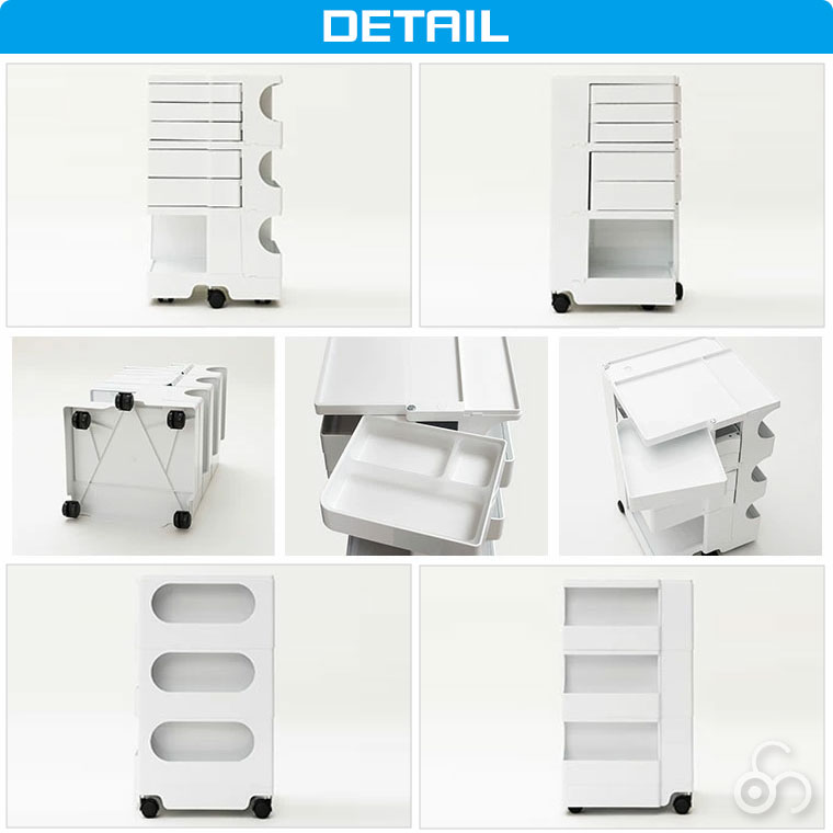 B-LINE ボビーワゴン 4段5トレイ (正規保証2年) インナートレイ付