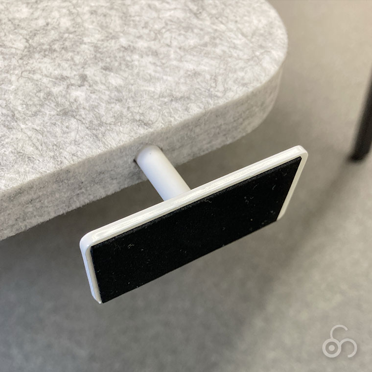 Felmenon フェルメノン 吸音デスクトップパーテーション 高さ58cm L型