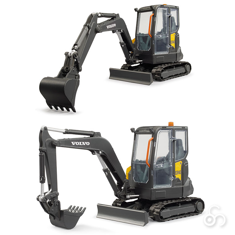 ブルーダー ショベルカー bruder Volvo コンパクトショベル ECR40