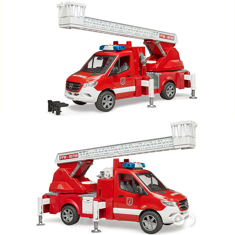 おまけ付) ブルーダー MB 消防車 BR02673 おもちゃ 知育玩具