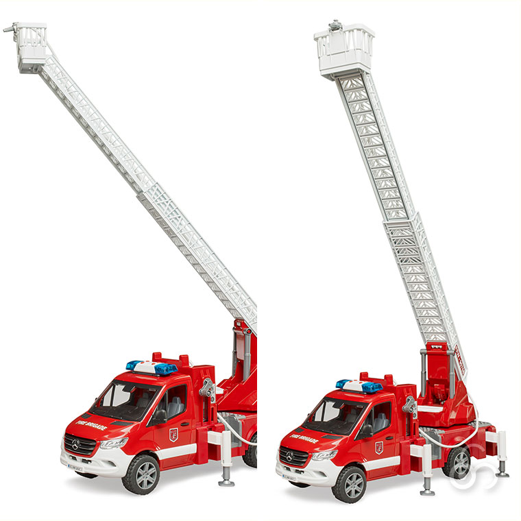 おまけ付) ブルーダー MB 消防車 BR02673 おもちゃ 知育玩具