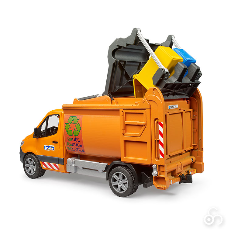 おまけ付) ブルーダー MB ごみ収集車 BR02682 おもちゃ 知育玩具