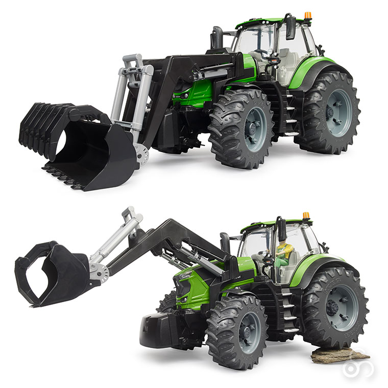 おまけ付) ブルーダー Deutz 8280 TTV フロントローダー BR03161