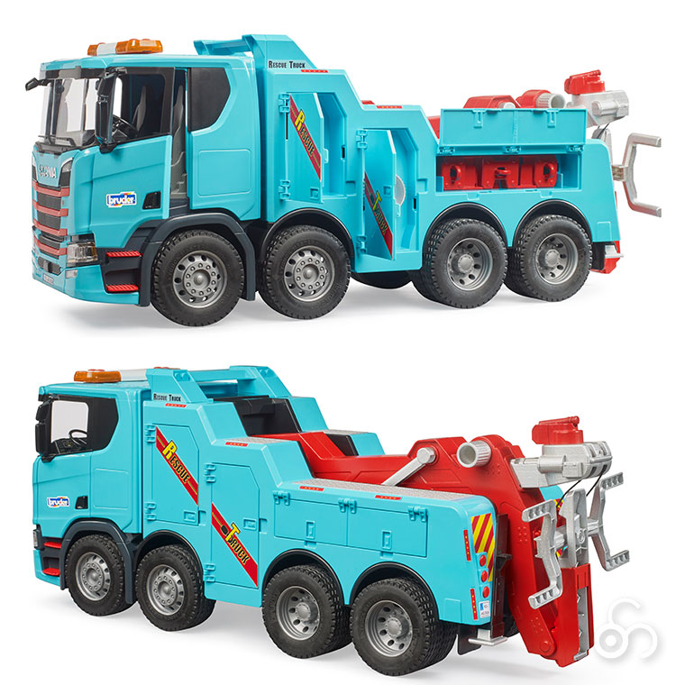 おまけ付) ブルーダー bruder SCANIA Super 560R レスキュートラック