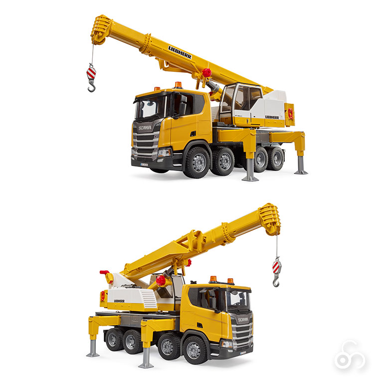 おまけ付) ブルーダー SCANIA LH クレーン BR03571 おもちゃ 知育玩具