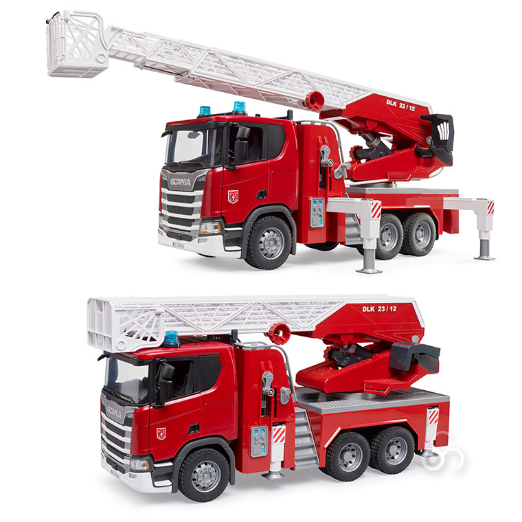 おまけ付) ブルーダー SCANIA 消防車 bruder BR03591 おもちゃ 知育