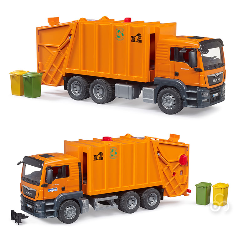 おまけ付) ブルーダー MAN TGS ごみ収集車 bruder BR03760