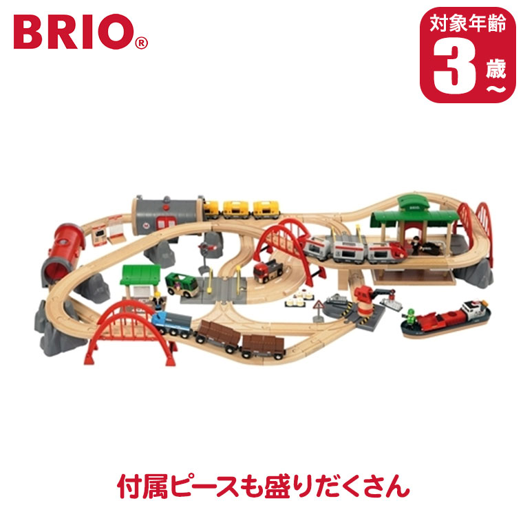 ブリオ レール&ロードデラックスセット 33052 (鉄道おもちゃ) 価格比較