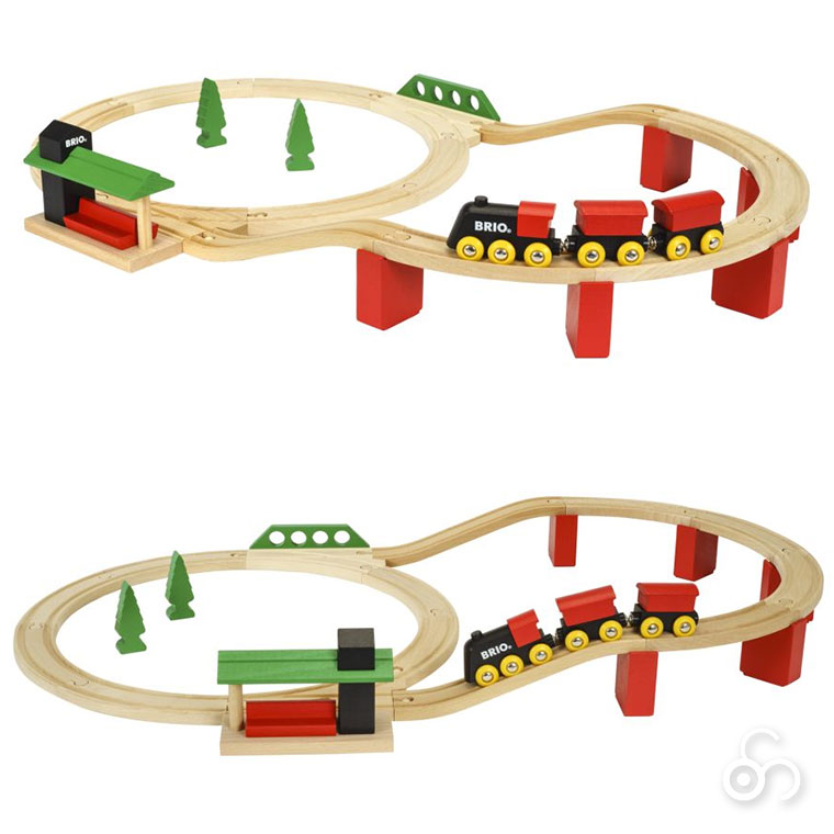 BRIO（ブリオ） (レビュー特典あり) クラシックDXレールセット 33424