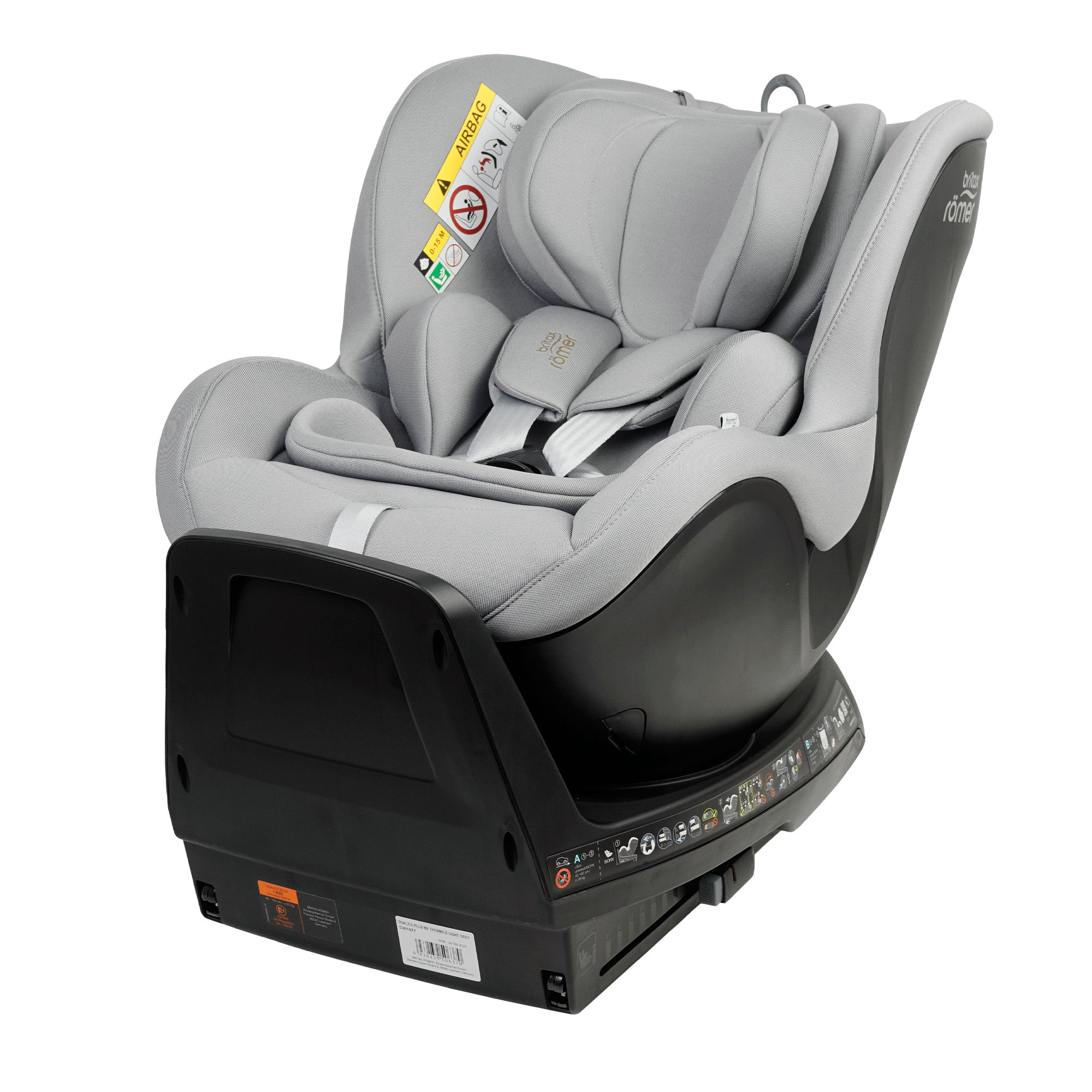 ブリタックスレーマー Britax Romerデュアルフィックス プラス サーモイー BRX3THERMO チャイルドシート ジュニアシート 新生児 ISOFIX シートベルト 車の画像
