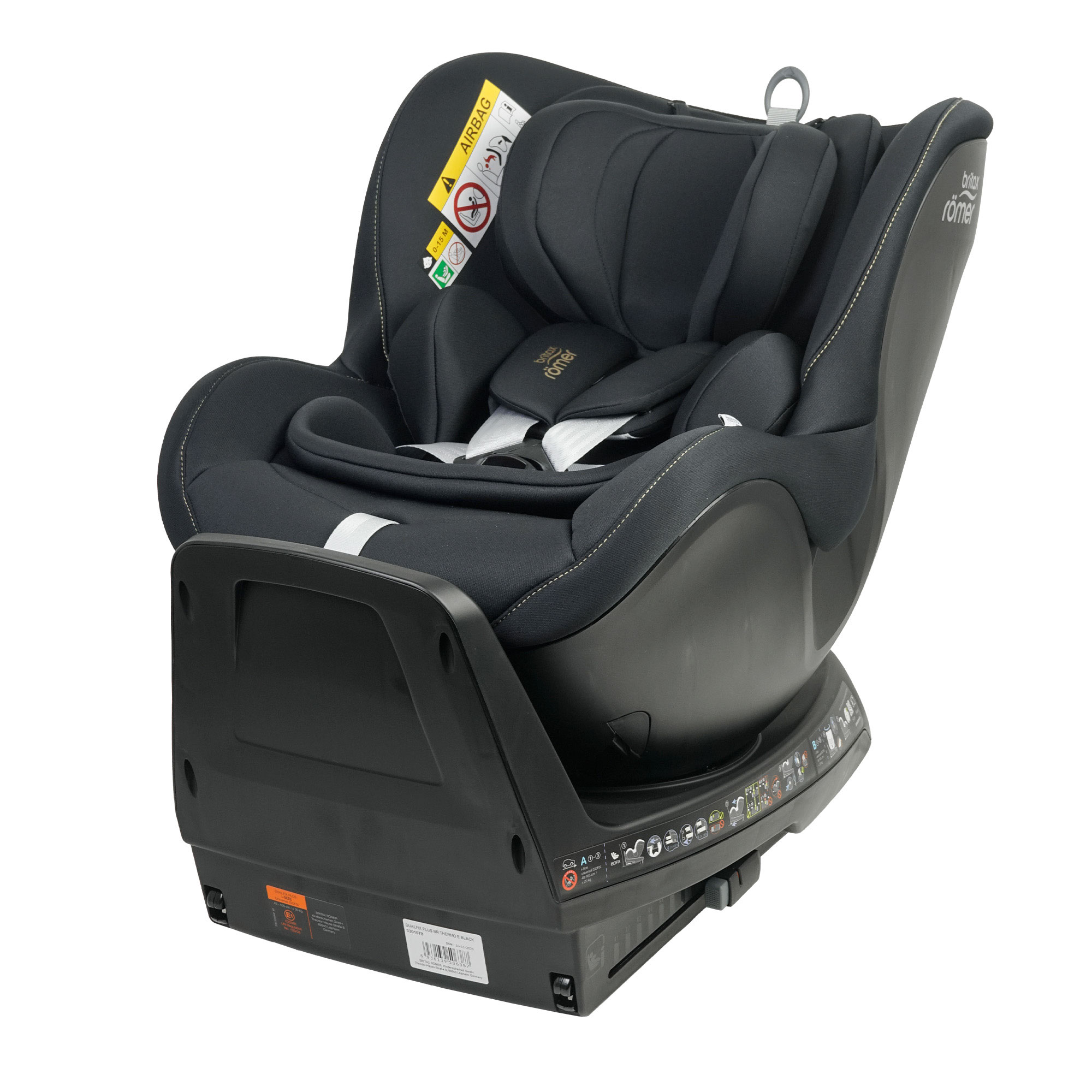 ブリタックスレーマー Britax Romerデュアルフィックス プラス サーモイー BRX3THERMO チャイルドシート ジュニアシート 新生児 ISOFIX シートベルト 車の画像
