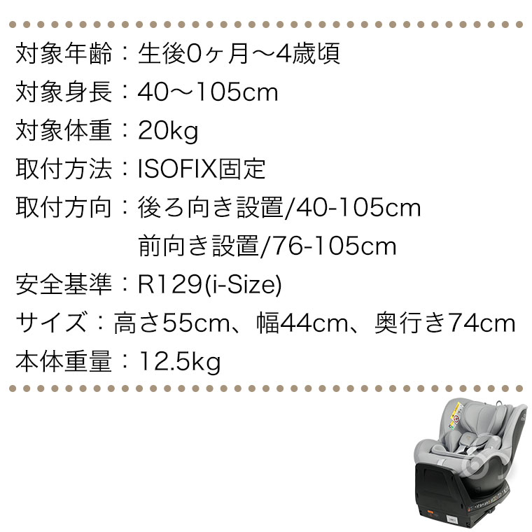 ブリタックスレーマー Britax Romerデュアルフィックス プラス サーモイー BRX3THERMO チャイルドシート ジュニアシート 新生児 ISOFIX シートベルト 車の画像