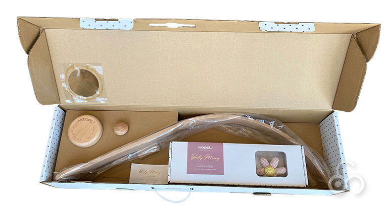 HOPPL ホップル ベビーメリーセット ナチュラル BTL-BMH-NA ベッドメリー 木製