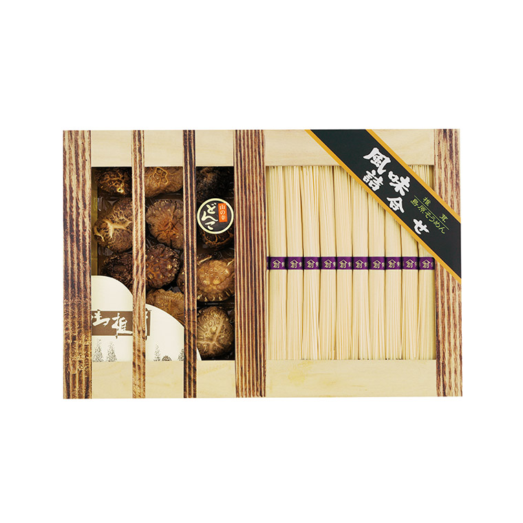 乾物家 国産椎茸と手延そうめん御詰合せ KBY-EJ3 ギフト 贈り物 内祝い ギフト プレゼント お返し お歳暮 お中元 C103-065